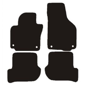 Velour måtter Skoda Yeti 2009-2017
