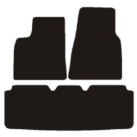 Velour måtter Tesla Model S 2012-