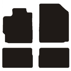 Velour måtter Toyota Yaris 3/5drs 2006-2011