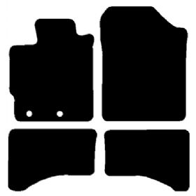 Velour måtter Toyota Yaris Hybrid 2011-