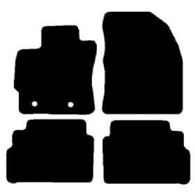Velour måtter Toyota Verso 2013- 5 pers.
