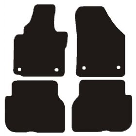 Velour måtter VW Touran 2003-2007 Oval lås