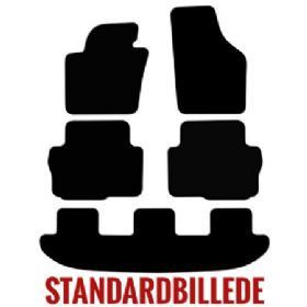 Velour måtter VW Sharan 7P 2010-