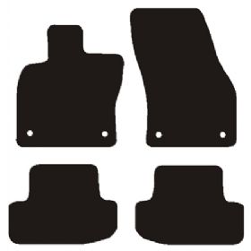 Velour måtter VW T-Roc 2017-