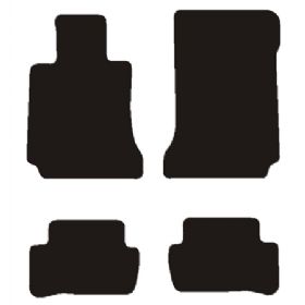 Måtter Mercedes w204 C-klasse 2007-