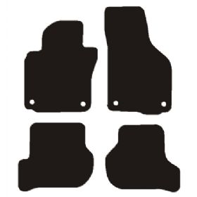 Måtter VW Golf VI 2009-2012 Sort nålefilt