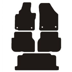 Måtter VW Touran 7P 2007-2014