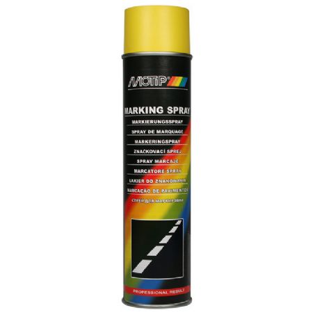 Motip Gul markeringsspray 600ml.