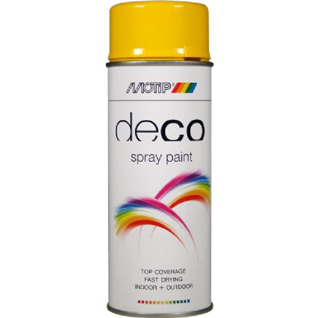 Motip deco Ral 1021 rapsgul 400ml.