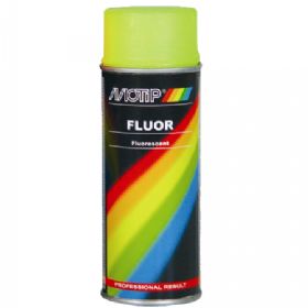 Flouriserende spray 400ml gul