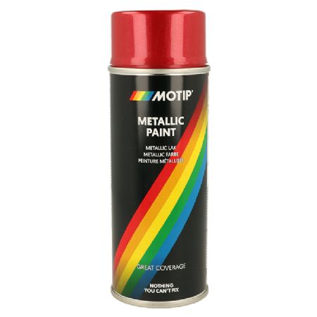 Motip Metallic effekt lak 400ml rød
