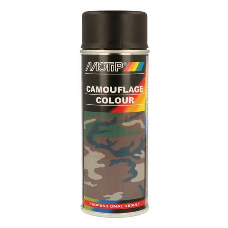 Motip spray camouflage RAL9021 400ml