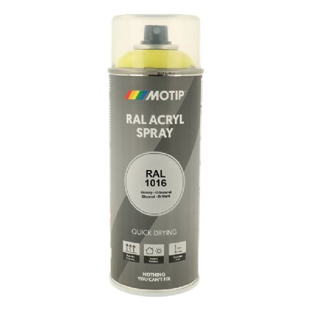Motip Ral 1016 high gloss sulphur yellow