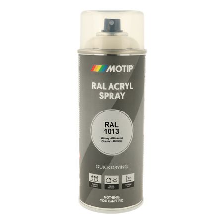 Motip Ral 1013 high gloss pearl white