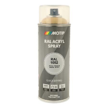 Motip Ral 1002 high gloss sand yellow