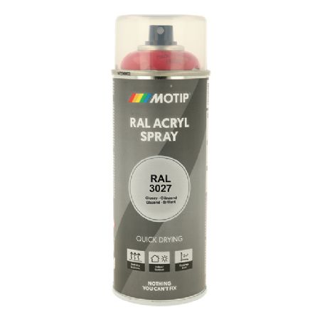 Motip Ral 3027 high gloss raspberry red