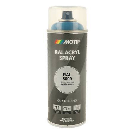 Motip Ral 5009 high gloss azure blue