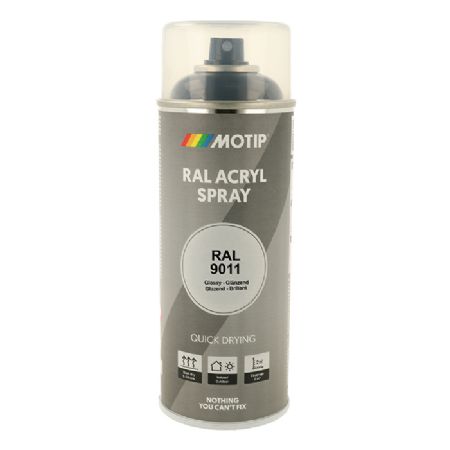 Motip Ral 9011 high gloss graphite black