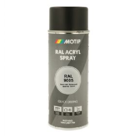 Motip Ral 9005 satin matt deep black