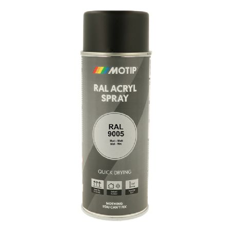 Motip Ral 9005 matt deep black