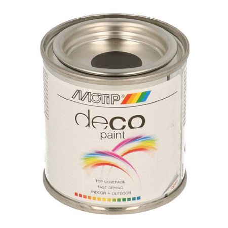 Motip Deco Ral 9005 Mat Dybsort 100ml dåse