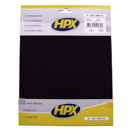 HPX sandpapir p120 - 4 stk.