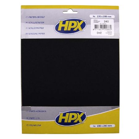 HPX sandpapir p240 - 4 stk.