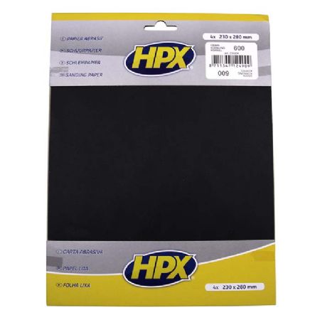 HPX sandpapir p600 - 4 stk.