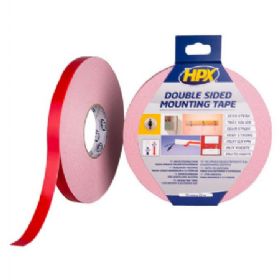 HPX dobbeltklæbende tape hvid, 19mm x 5m