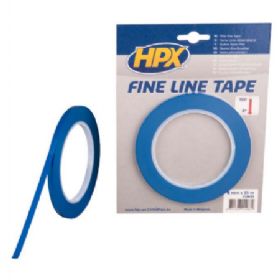 HPX staffering tape blå 6mm x 33m