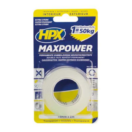 HPX max power klar 19mm x 2m
