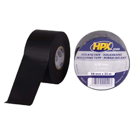 HPX isolerbånd sort 50mm x 33m