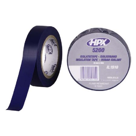 HPX isolerbånd blå 15mm x 10m