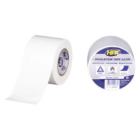 HPX isolerbånd hvid 50mm x 20m
