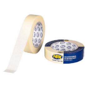 HPX afdækningstape op til 60 grader, creme, 30mm x 50m