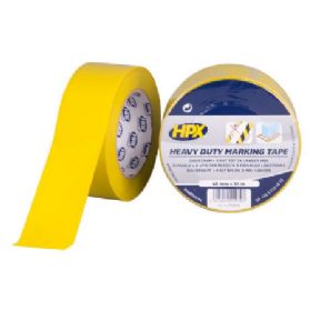 HPX heavy duty markeringstape gul 48mm x 33m