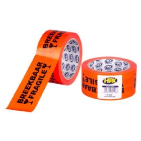 HPX pakketape breekbar fragile 50mm x 66m