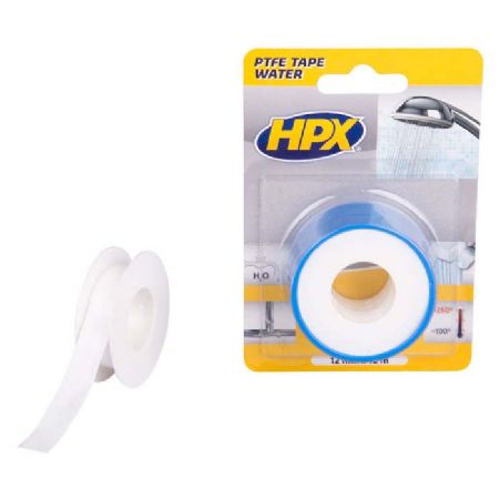 Hpx vandforseglingstape hvid 2 stk. 12mm x 12m