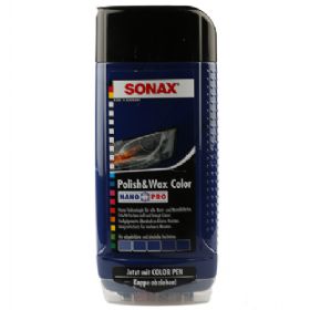 Polish og wax color blå 500ml