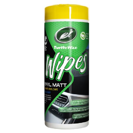 Turtle Wipes Vinyl Mat Tube 40 stk Vinylrens servietter