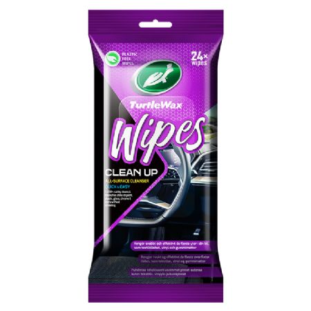 Turtle Wipes Clean Up Flatpack 24 servietter.