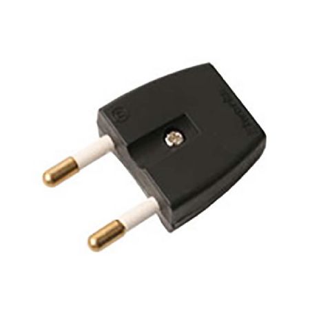 Stikprop s1 flad u/jord sort 16/250v han