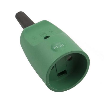 Forlængerled F5 forstærket u/jord. grøn hun