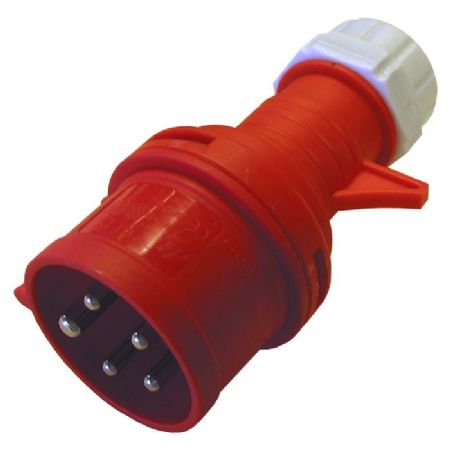 Cee stikprop fasevender 16/400v ip44 rød