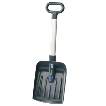 Kungs sneskovl med aluskaft og plastblad