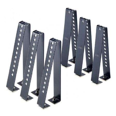 Laststop sæt 18 cm til Alubøjler - 6 stk.