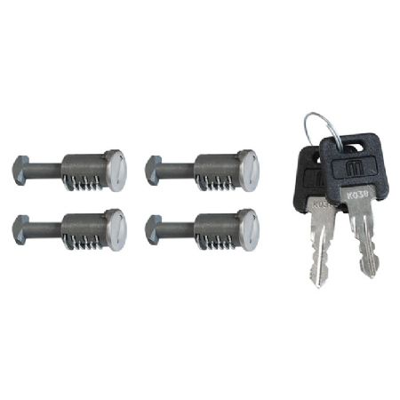 Menabo Låsecylindre 4 stk. inkl. 2 nøgler