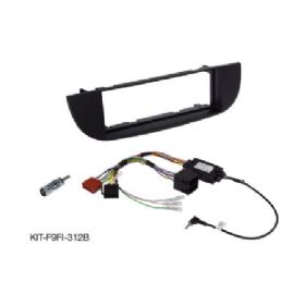 Alpine 9" monteringssæt Fiat 500 før facelift/sort