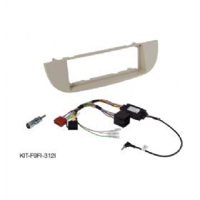 Alpine 9" monteringssæt Fiat 500 - før facelift/ivory