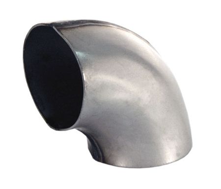Rustfri svejsebøjning 2,5" 90 grader
